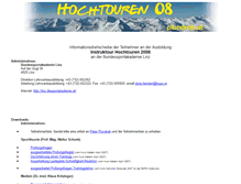 Tablet Screenshot of hochtouren08.plundrak.at